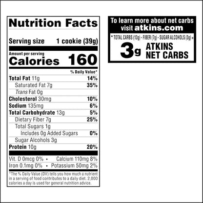 Atkins Protein Cookie – Low-Carb Indulgence for Evening Wind-Down and Macro-Friendly Cravings