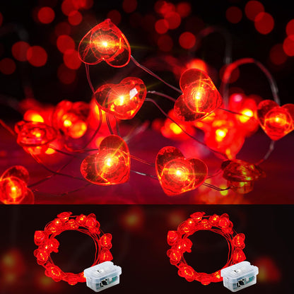 Aurora Glow Starry String Lights 20 LED Twinkle Lights Battery Powered for Window Accent Lighting and Shelf Styling