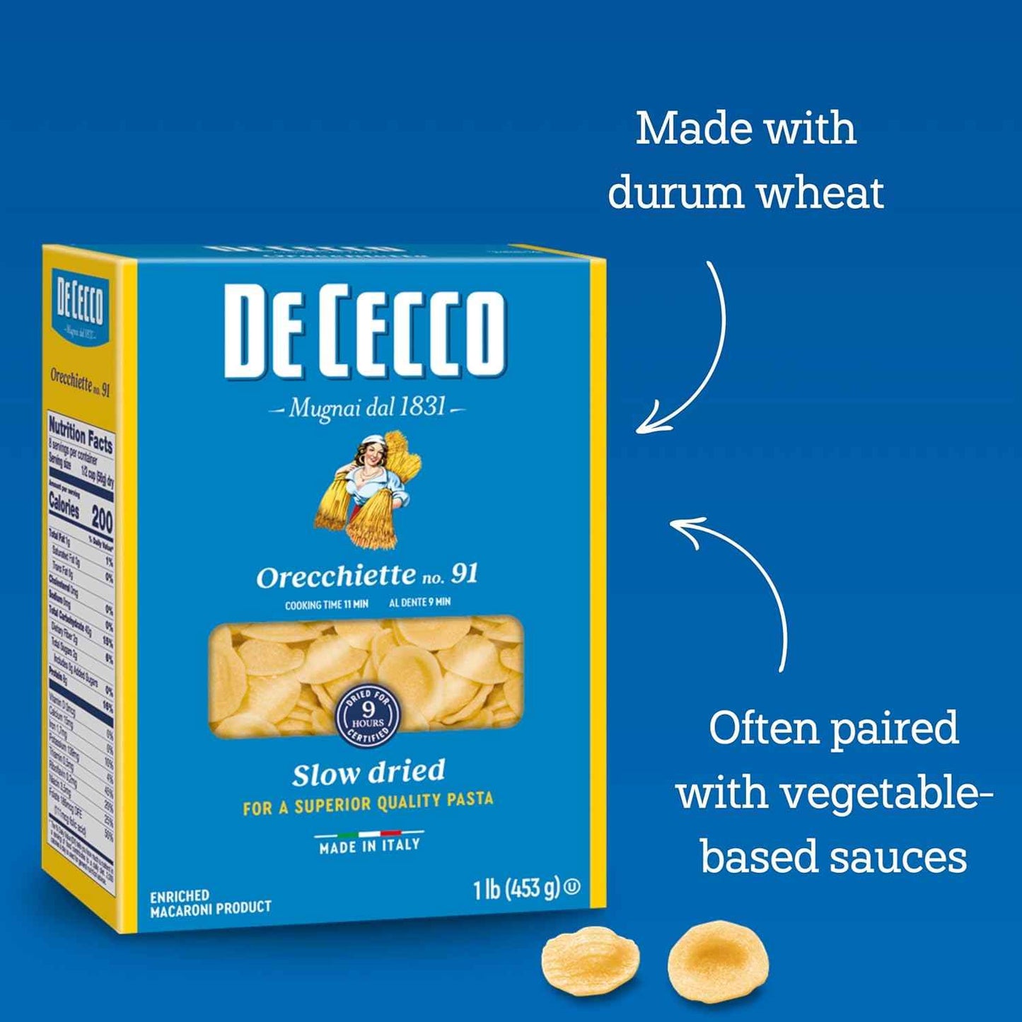 De Cecco Acini Di Pepe No. 78 Pasta – Holiday Pantry Gift for Home Cooks and Italian Cuisine Lovers, 16 Oz
