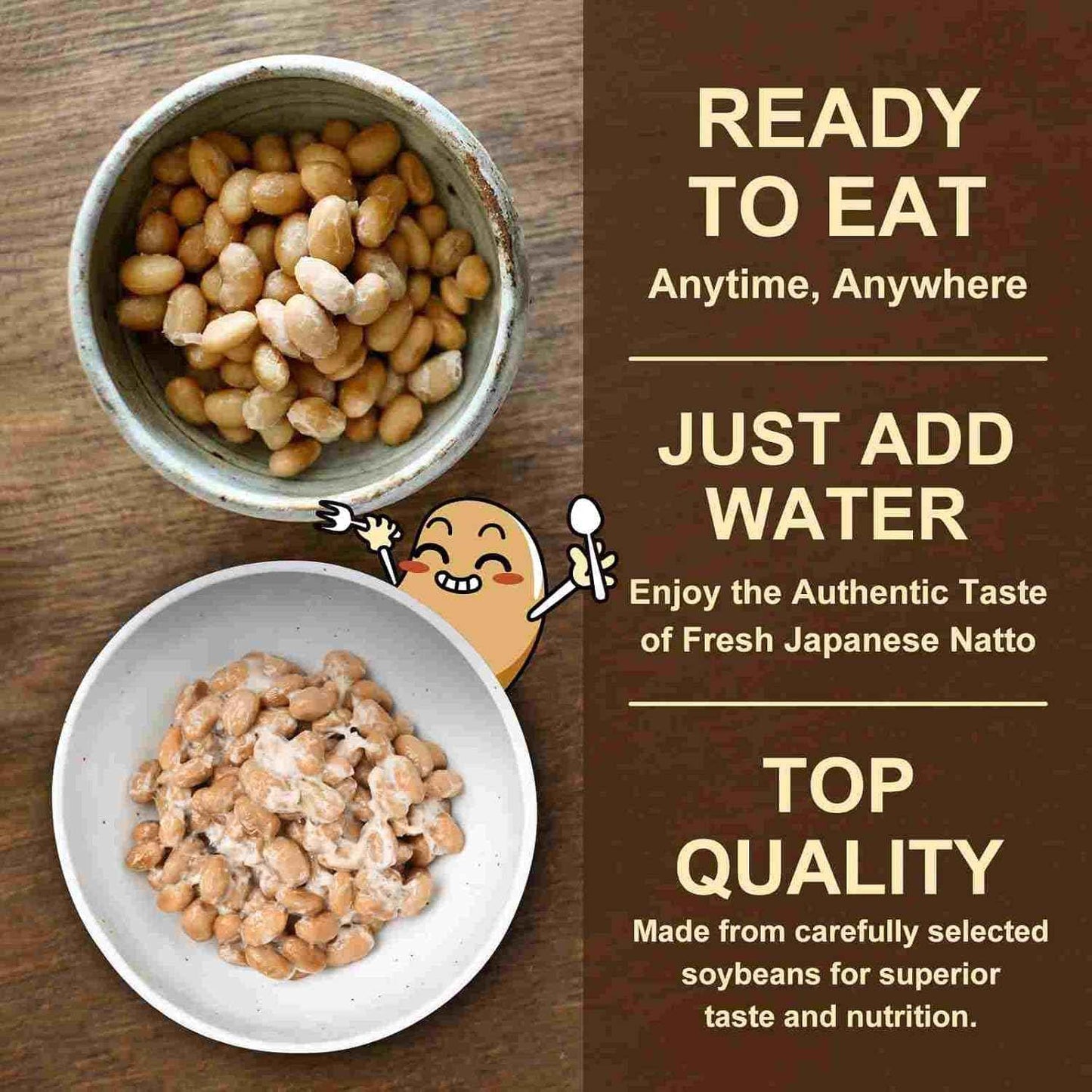 JAYUSS Japanese Freeze-Dried Natto – Clean Plant Protein for Mindful Meal Prep, Ready-to-Eat Snack
