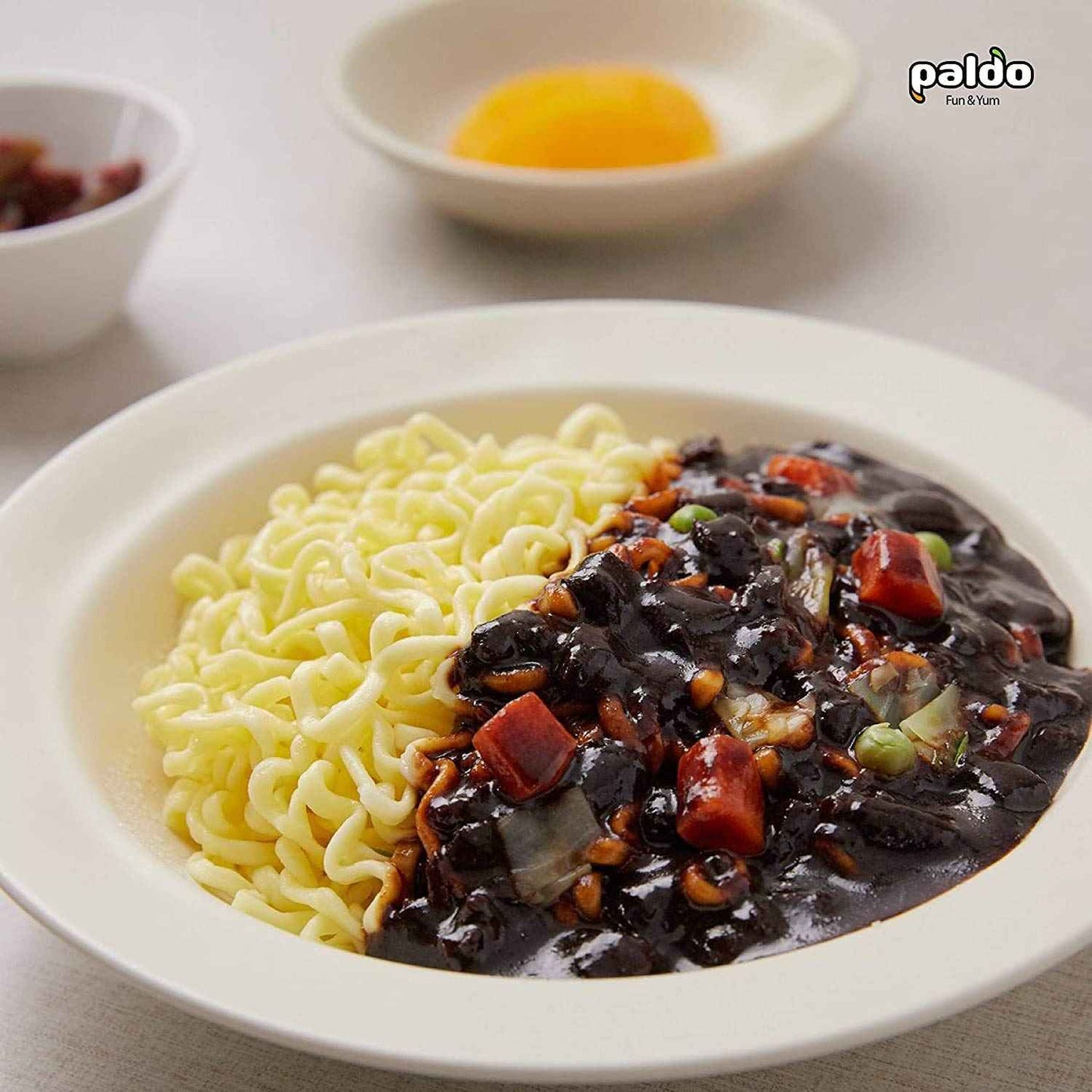 Paldo Fun & Yum Ilpoom Jjajangmen Chajang Noodle Pack of 4 – Clean Pantry Staple for Intentional Kitchens and One-Pot Simplicity
