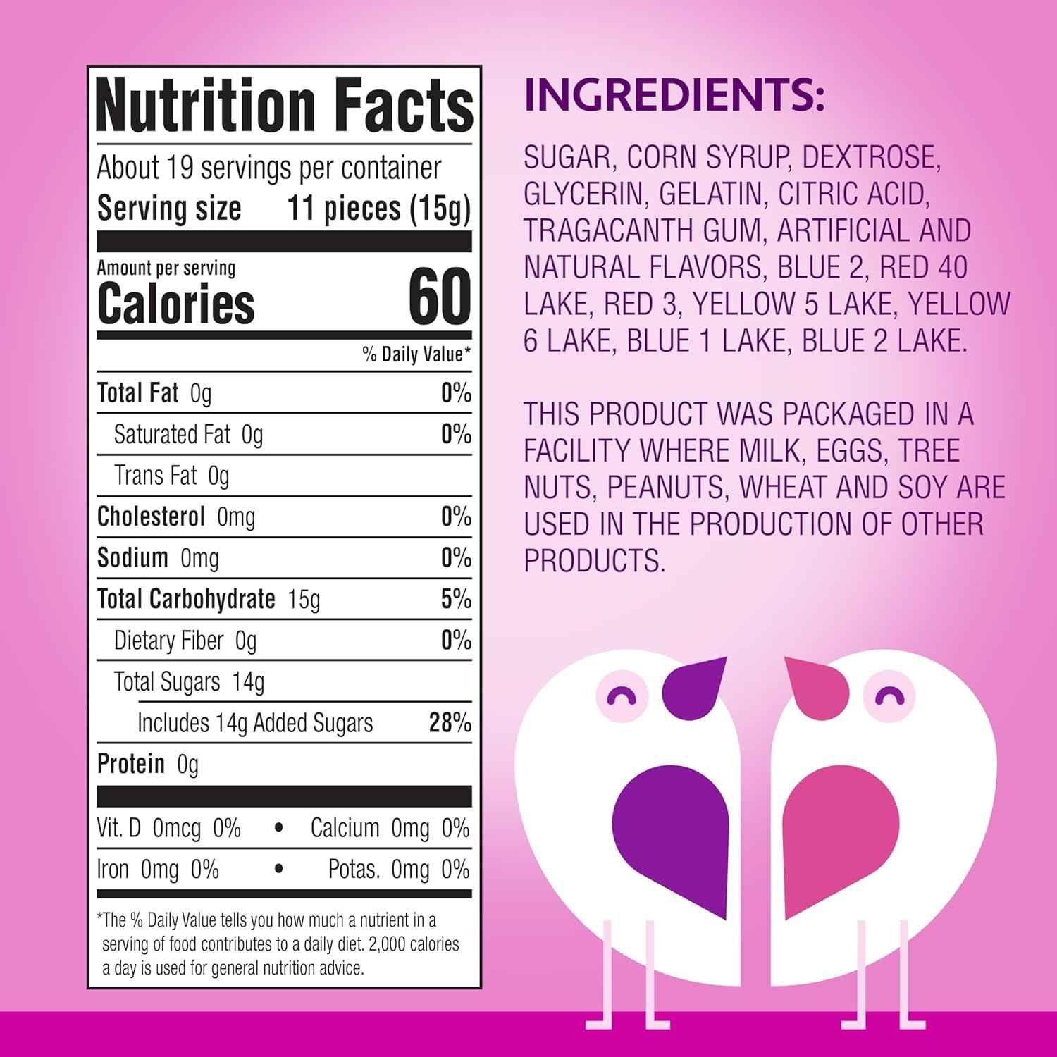 Brach's Tiny Conversation Hearts – Colorful Valentine's Day Candy Buffet Display, 14 oz Bulk Heart Shaped Treats