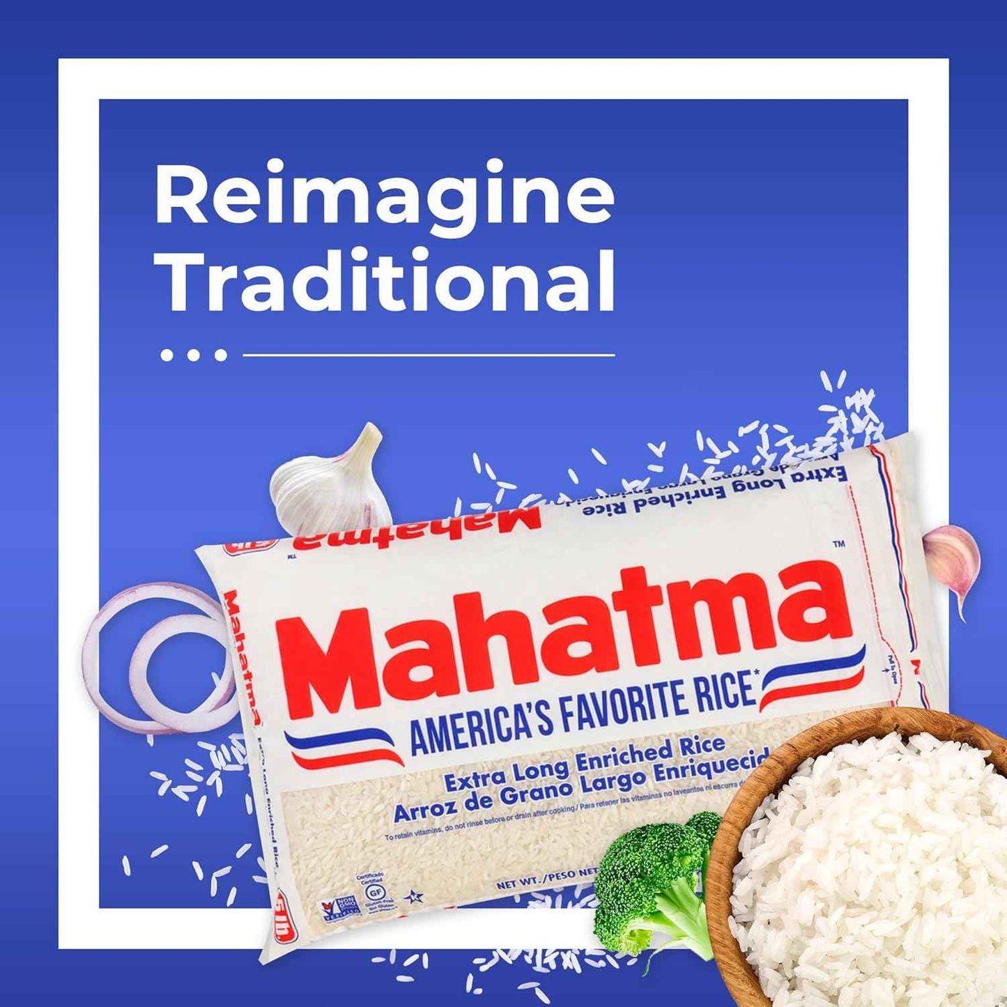 Mahatma Extra-Long-Grain Rice 5lb Bag – Clean-Label Pantry Staple for Mindful Home Cooking