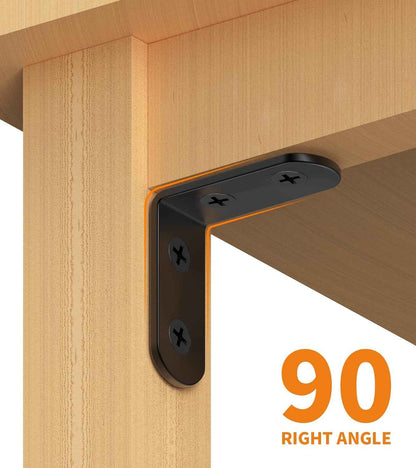 FATLODA L Bracket Set – Clean Profile Bracket for Flush Mount Furniture and Clutter-Free Storage