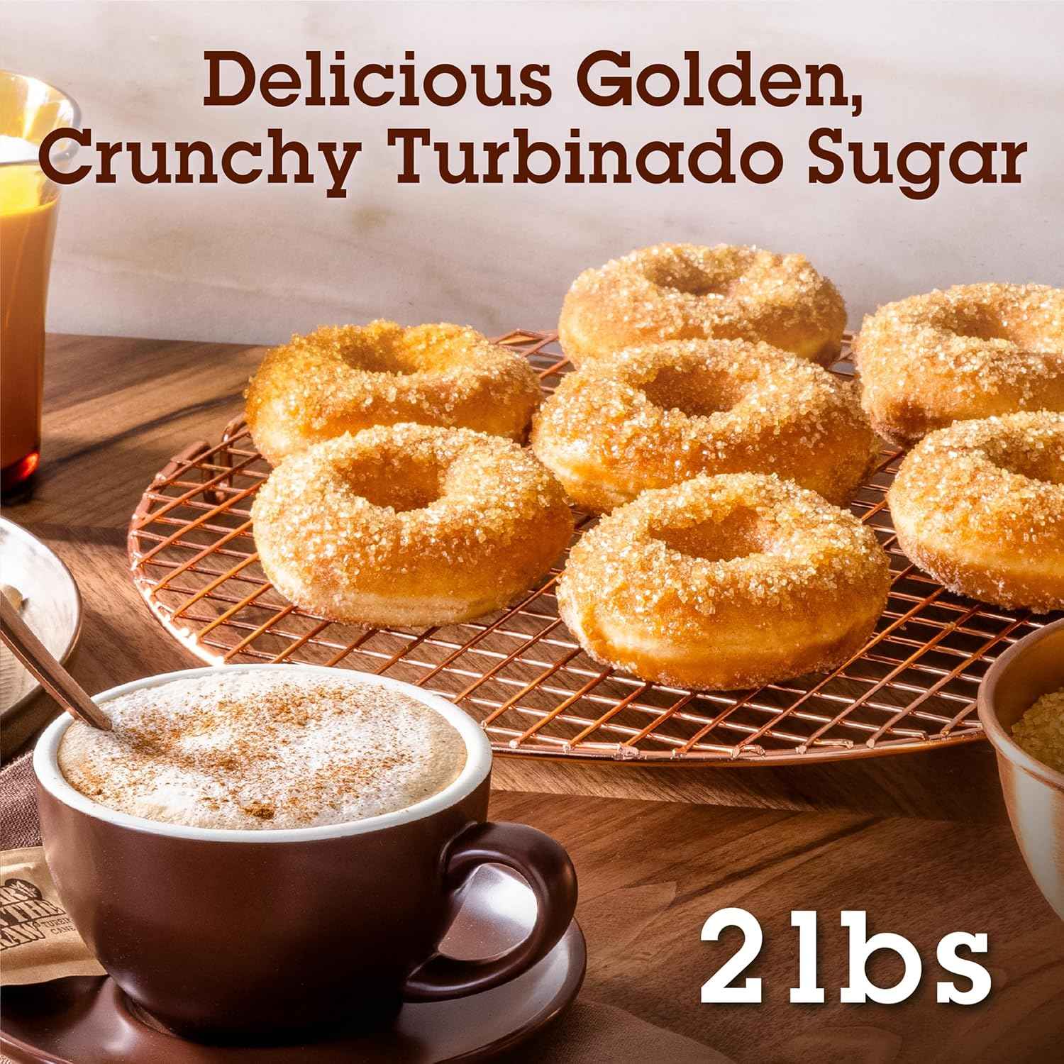 Sugar In The Raw Turbinado Cane Sugar – Portable Sweetener for Camping Coffee, Patio Drinks, and Picnics