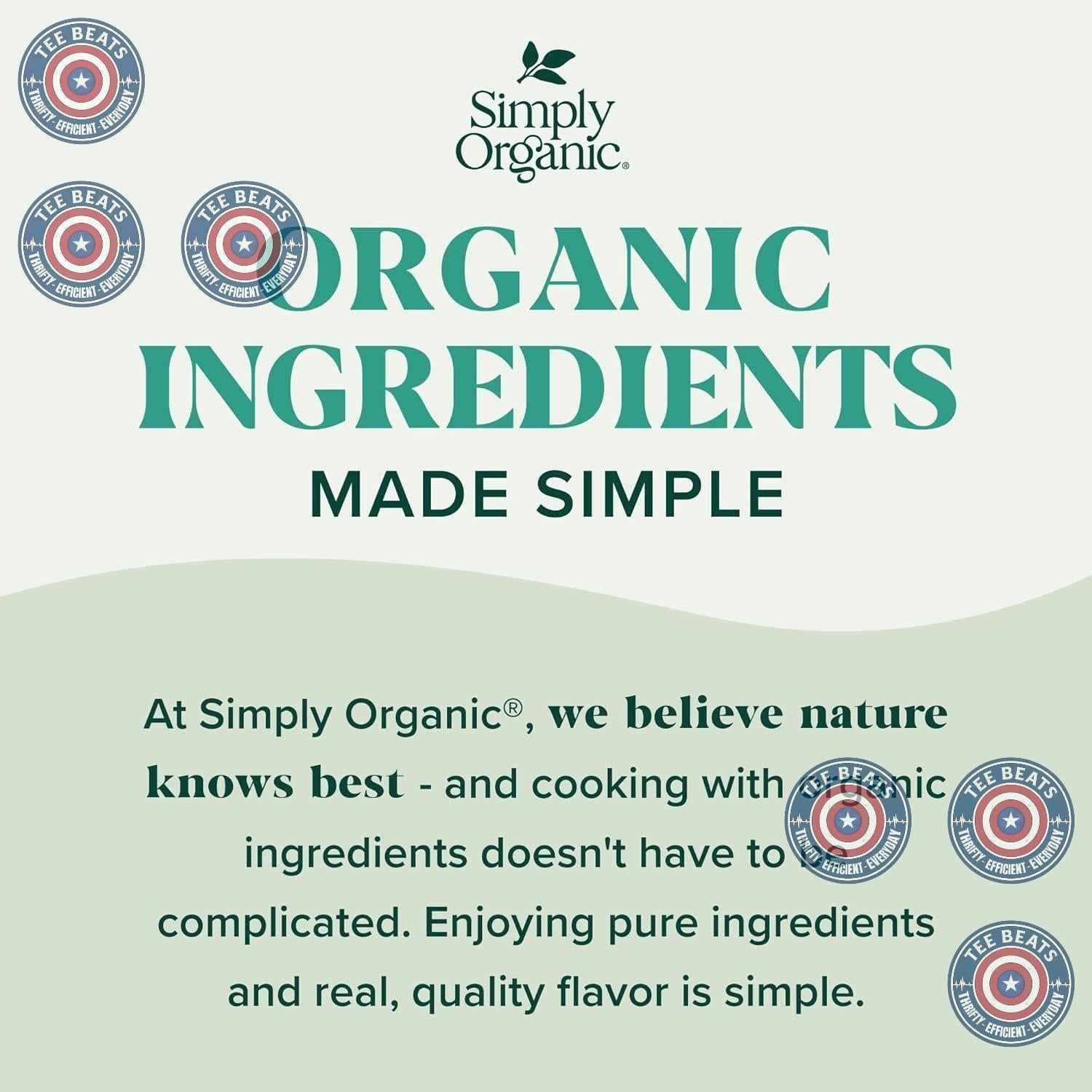 Simply Organic Ceylon Cinnamon Powder – Heritage Sri Lankan Spice for Elevated Baking and Sophisticated Home Kitchens