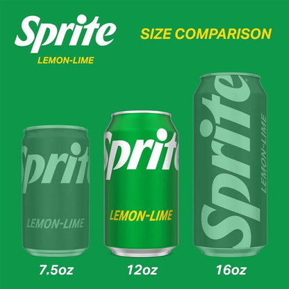 Sprite Zero Sugar – Caffeine-Free Desk Soda for Office Breaks and Afternoon Focus, 12 oz, 12 Pack