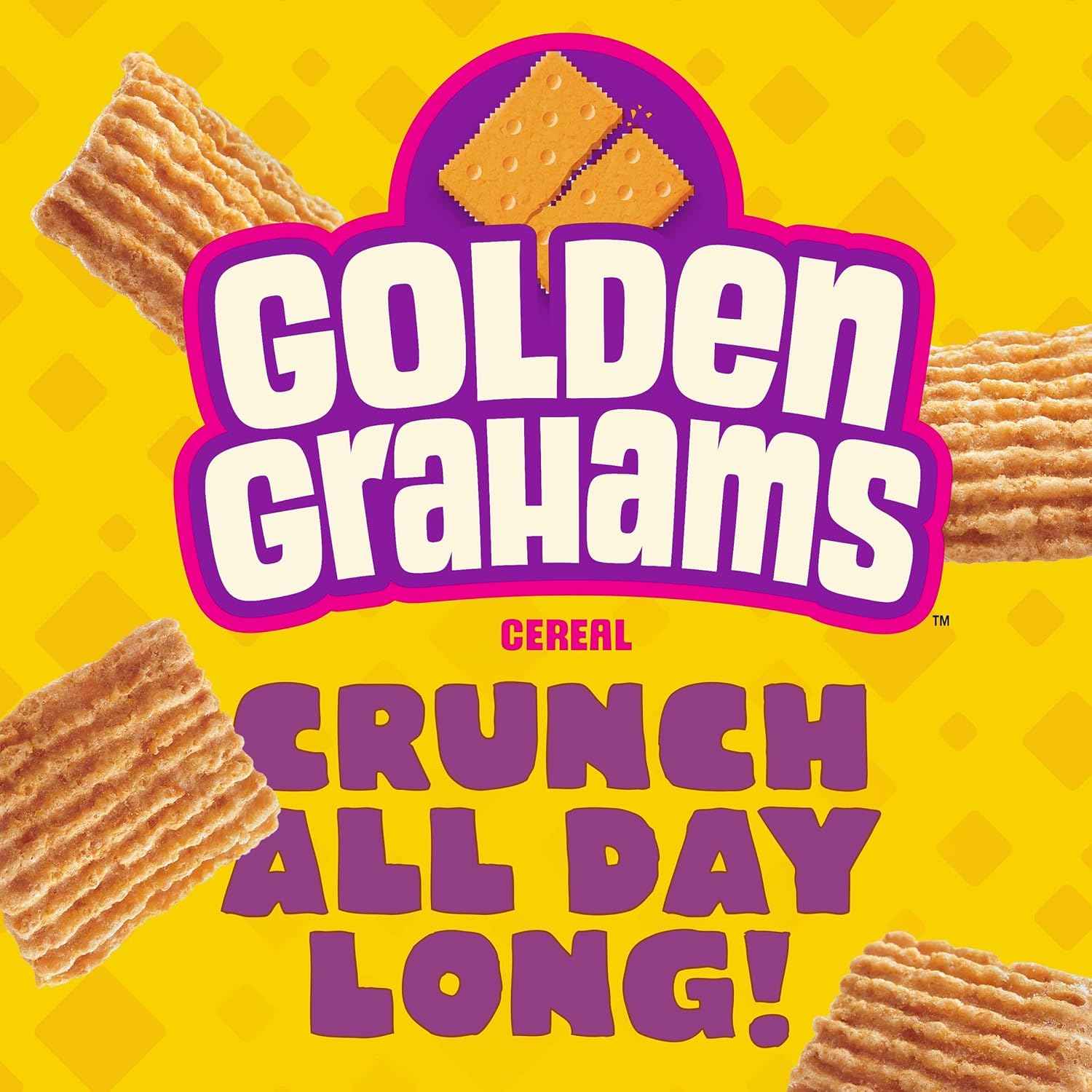 Golden Grahams Breakfast Cereal, Graham Cracker Taste, Made with Whole Grain – Kid-Friendly Family Breakfast Cereal for Quick Morning Bowls
