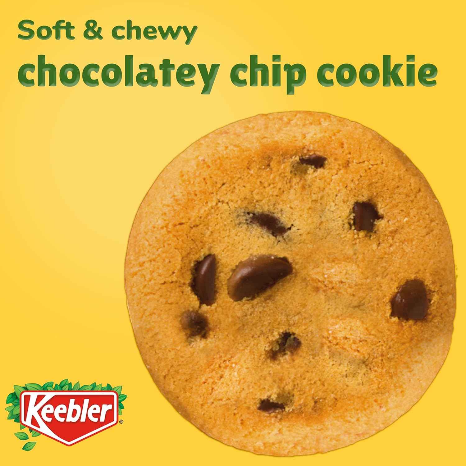 Keebler Soft Batch Chocolate Chip Cookies, 11.9 oz – Desk-Side Office Snack to Power the Afternoon