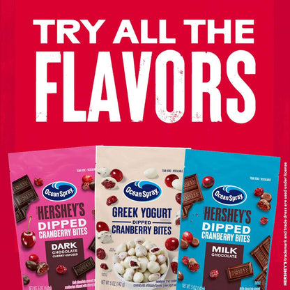 Ocean Spray Greek Yogurt Covered Craisins, Trail Mix Ingredient for Hiking and Camping Adventures