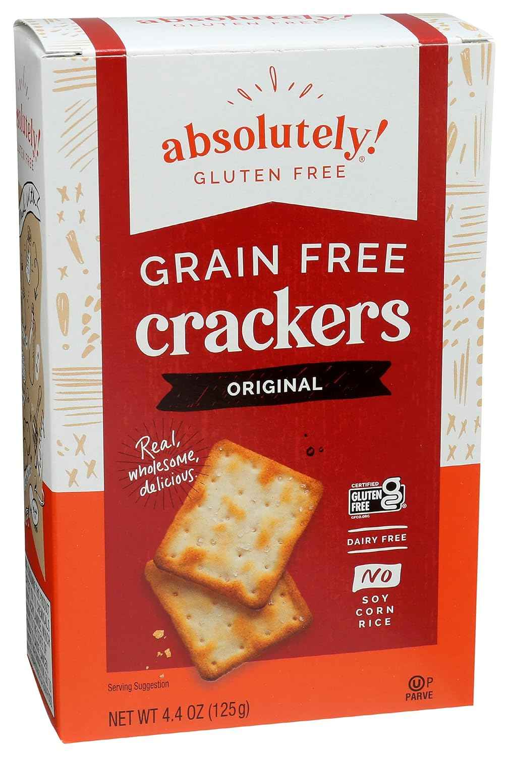 Absolutely Gluten Free Crackers – Easy to Digest Celiac Safe Cracker for Mindful Snacking, 12 Pack