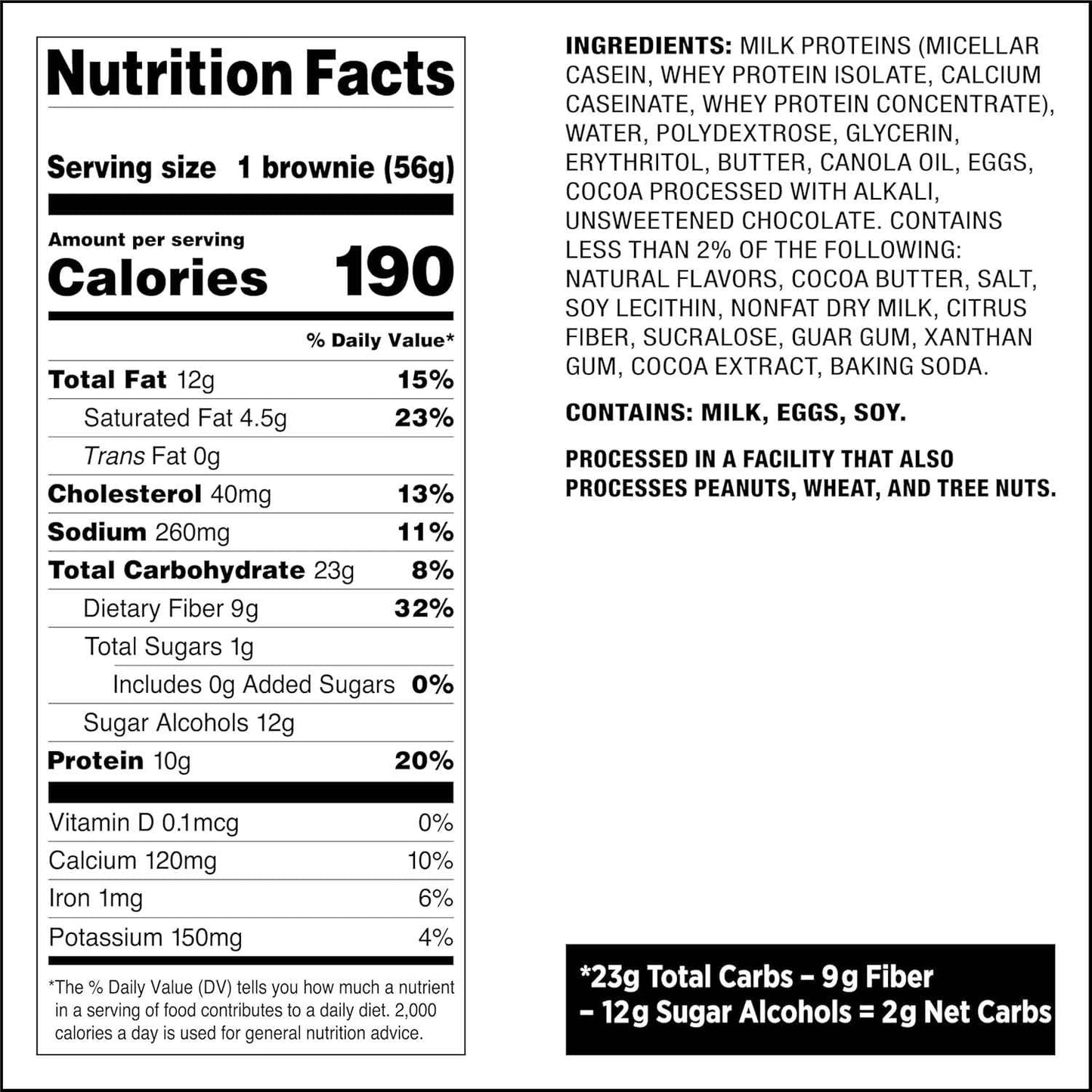 Quest Nutrition Chocolate Brownie – Portable Protein Pack for Hiking and Day Trips, 4 Count