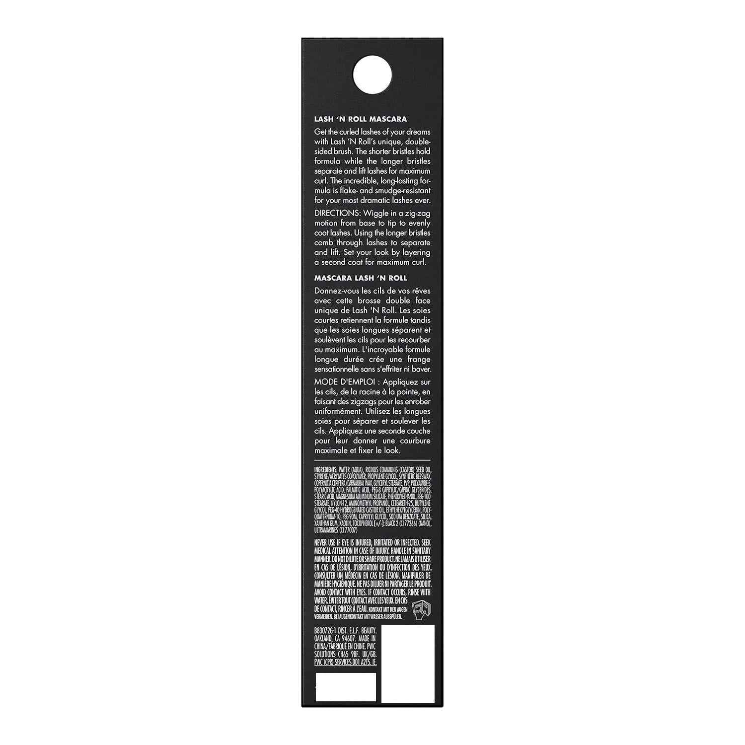 e.l.f. Lash 'N Roll Mascara — Non-Toxic Mascara for Mindful Morning Routines