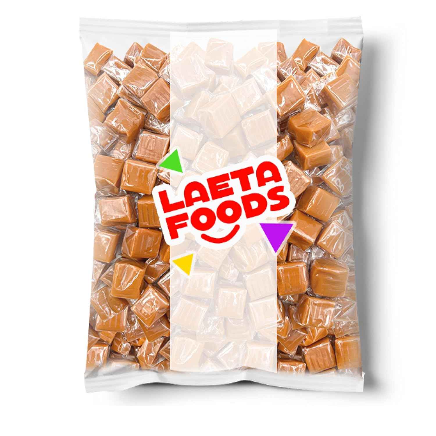 Caramel Cubes Candy – Birthday Party Favor and Housewarming Gift, Classic Chewy Vanilla Caramels for Candy Buffets and Care Packages