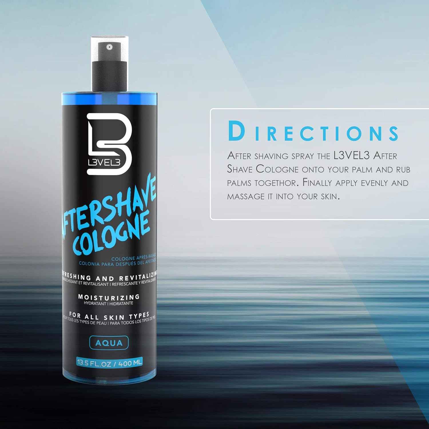 L3 Level 3 After Shave Spray – Premium Designer Dupe, Maison Francis Kurkdjian Silver Fluidity Alternative