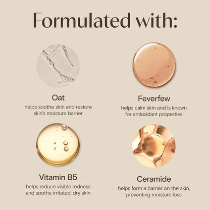 Aveeno Calm + Restore Facial Moisturizer – Sensitive Skin Nightly Wind-Down Ritual, Ceramide & Oat Hydrating Cream