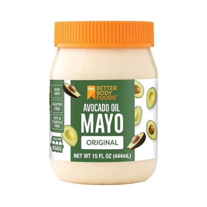 BetterBody Foods Avocado Oil Mayonnaise for Backyard Cookouts, Crowd-Pleasing Mayo for Burgers and Wraps
