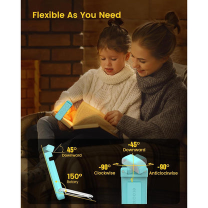 Glocusent_USB_Rechargeable_Book_Light_for_Reading_in_Bed,_Portable_Clip-on_LED_Reading_Light,_3_Amber_Colors_&_5_Brightness_Dimmable,_Compact_&_Long_Lasting,_Perfect_for_Book_Lovers