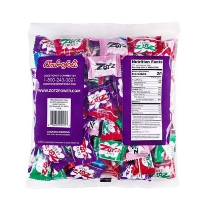 Zotz_Fizzy_Candy_Bag,_Assorted_Flavors,_100_Count_Bag_Snack_Bonbon_Sweet