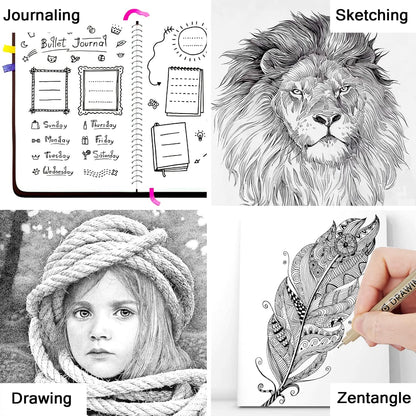 Micro_Fineliner_Drawing_Art_Pens:_12_Black_Fine_Line_Waterproof_Ink_Set_Artist_Supplies_Archival_Inking_Markers_Liner_Professional_Paintmarkers_Sketch_Outline_Anime_Sketching_Watercolor_Zentangle_Gift_Stuff