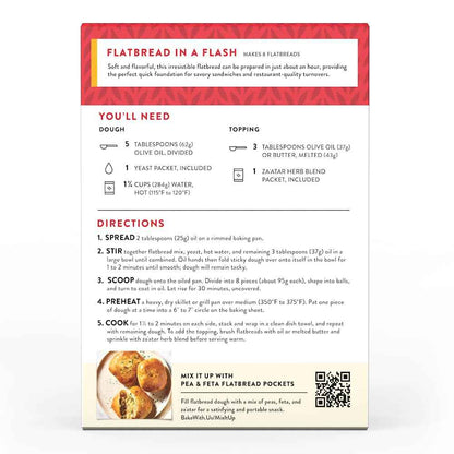 King Arthur Baking Company Flatbread Mix Kit – Mindful Weekend Baking Ritual for Stress Relief