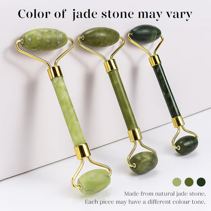 BAIMEI IcyMe Gua Sha & Jade Roller Set – Ready-to-Give Birthday Gift for Her, At-Home Facial Massage Kit