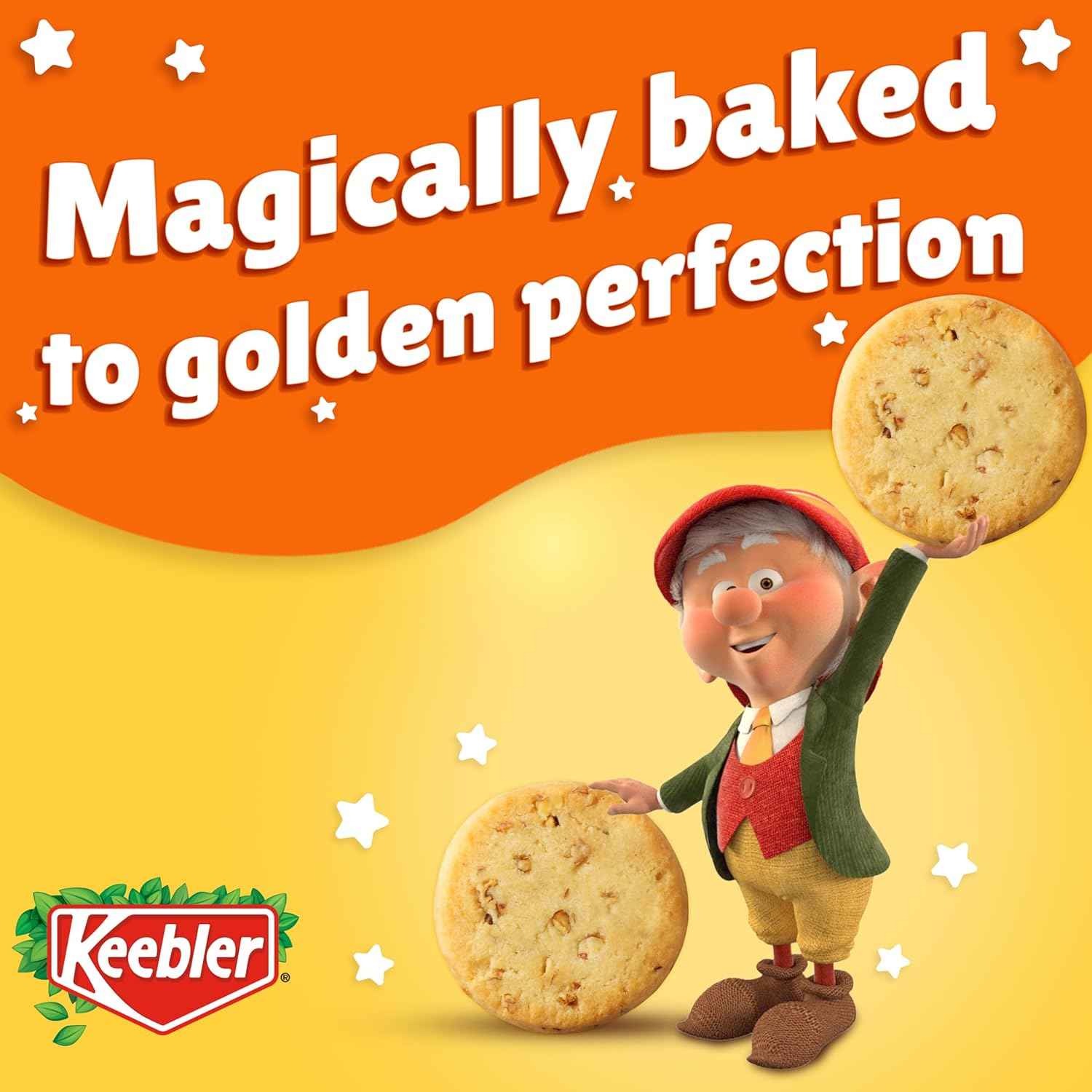 Keebler Sandies Pecan Shortbread – Office Break Room Snack for Shared Drawer, 17.2 oz