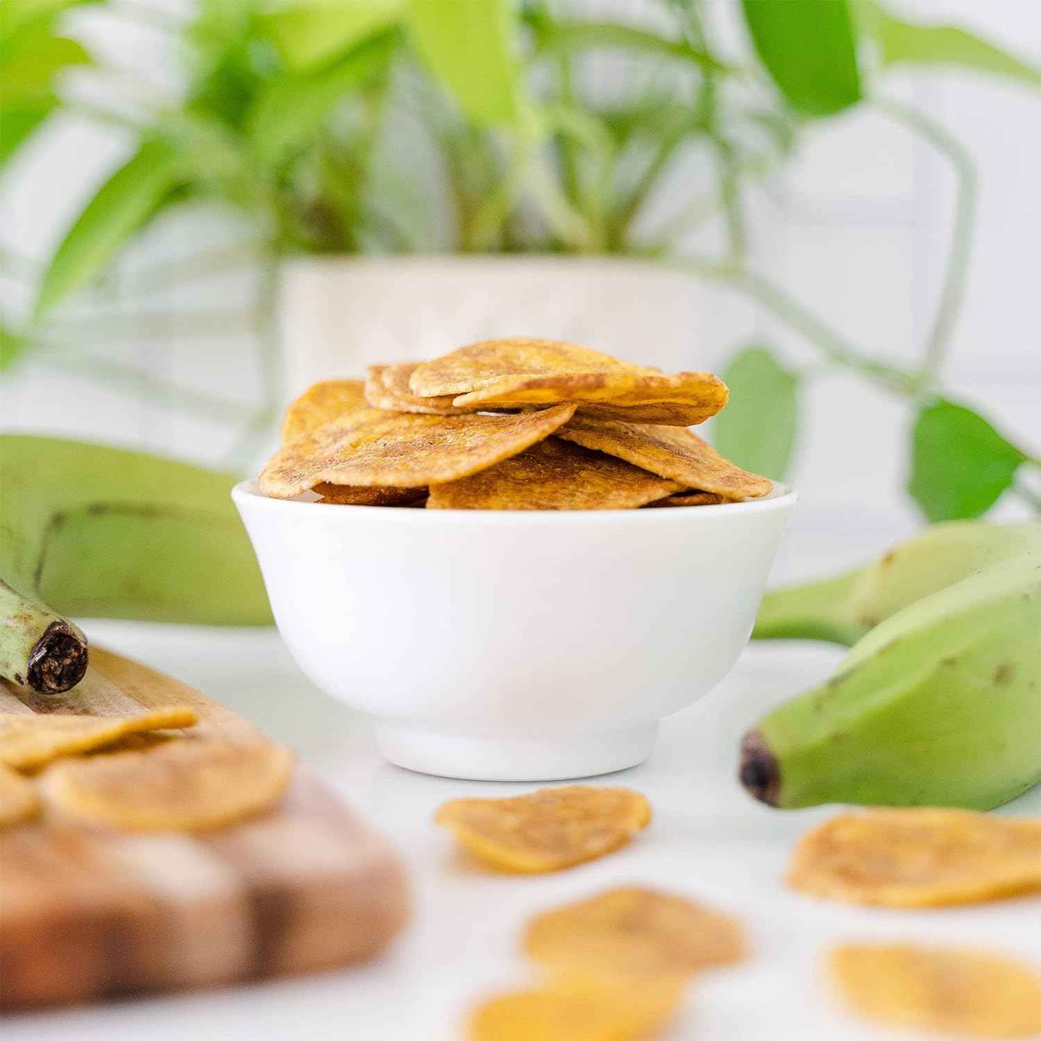 ARTISAN TROPIC Plantain Strips Sea Salt - Simple Clean-Ingredient Snack for Uncluttered Pantries