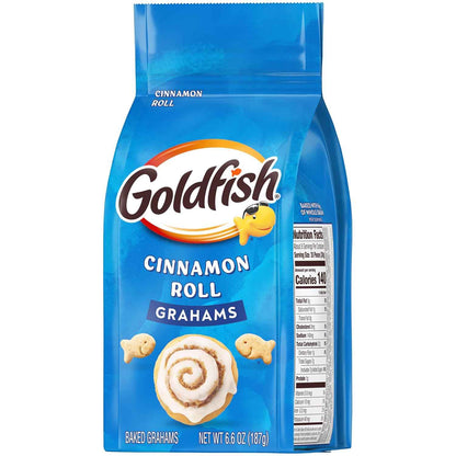 Goldfish Grahams Sweet Snacks for School Lunchboxes, 6.6 oz Resealable Bag