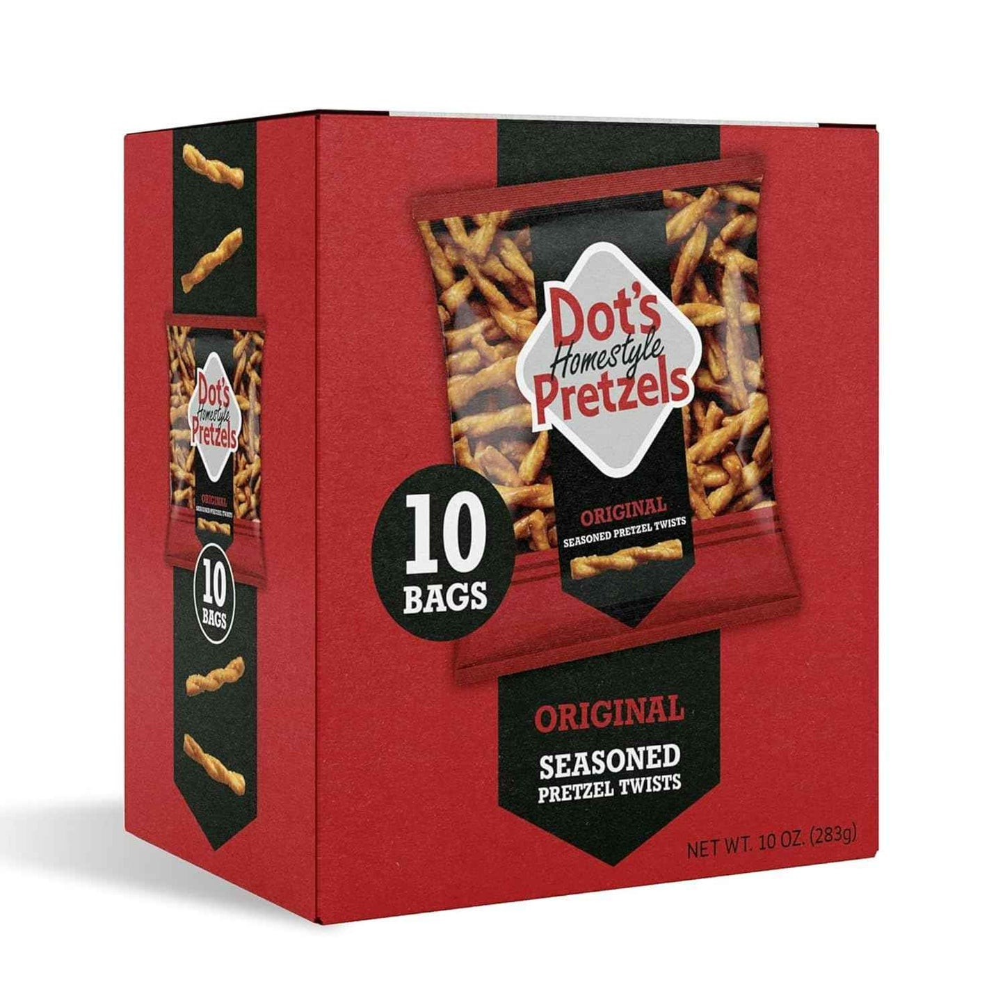 Dot's Pretzels Original Seasoned Pretzel Twists – Pantry Staple for Home Snacking and Chex Mix