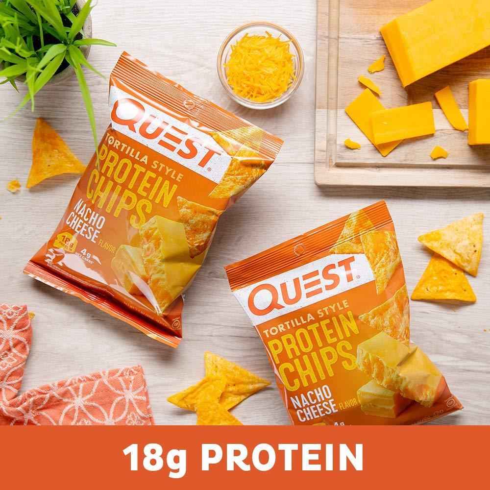 Quest Nutrition Chili Lime Tortilla Style Protein Chips – Low Carb Hostess Gift for Game Day Gatherings