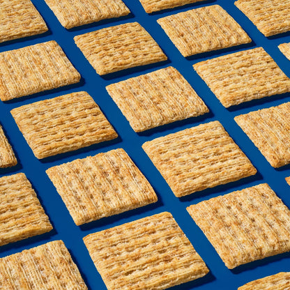 baked woven texture for structural strength with toppings