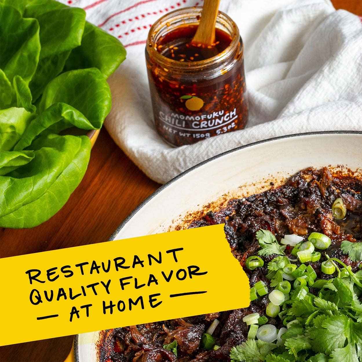 Momofuku Chili Crunch by David Chang – Gourmet Housewarming Gift for Foodies, Premium Chili Oil in Elegant 5.5 oz Jar