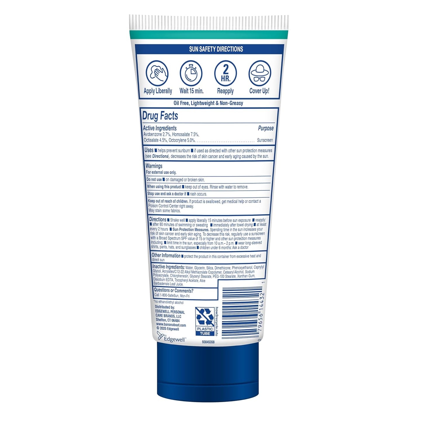 Banana Boat Sheer Sensitive Body Lotion SPF 50 – Pediatrician-Tested Kids Sunscreen for Beach, Pool, and Playtime, 6oz