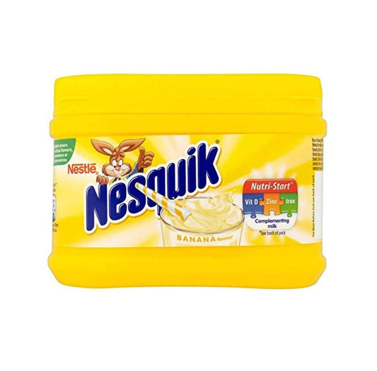Nesquik Banana Flavour 300g – Smoothie and Milkshake Ingredient for Kids, Compact Pantry Tin