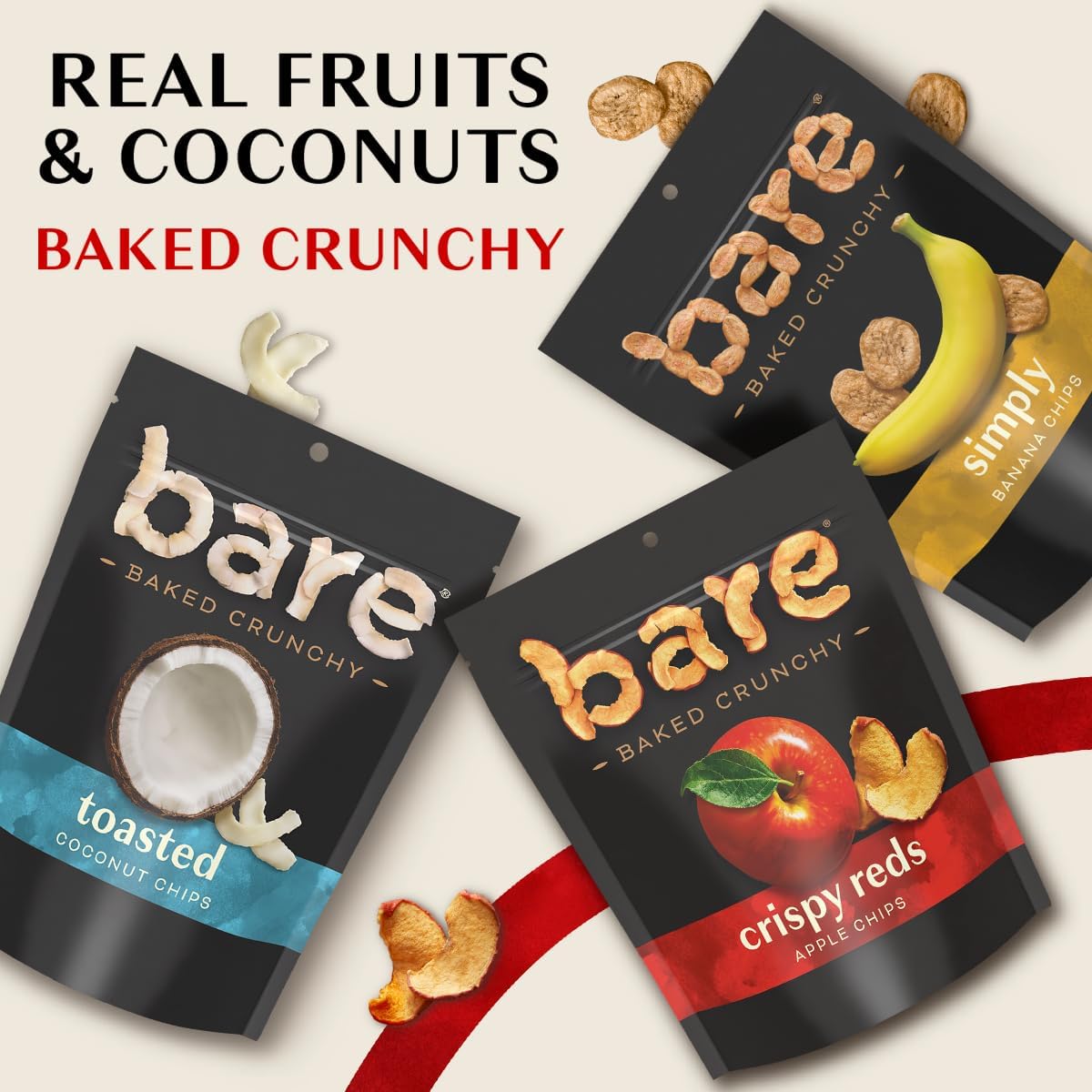 Bare Cinnamon Apple Chips 3-Pack – Thoughtful Healthy Snack Gift for Health-Conscious Friends