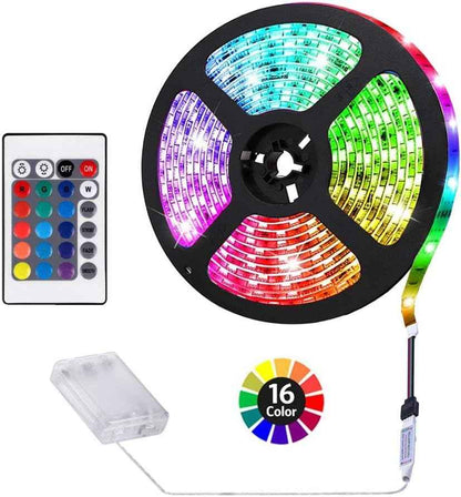 ACONDE Battery Powered LED Strip Lights – Thoughtful Housewarming Gift for Her, Remote Controlled Room Decor Present