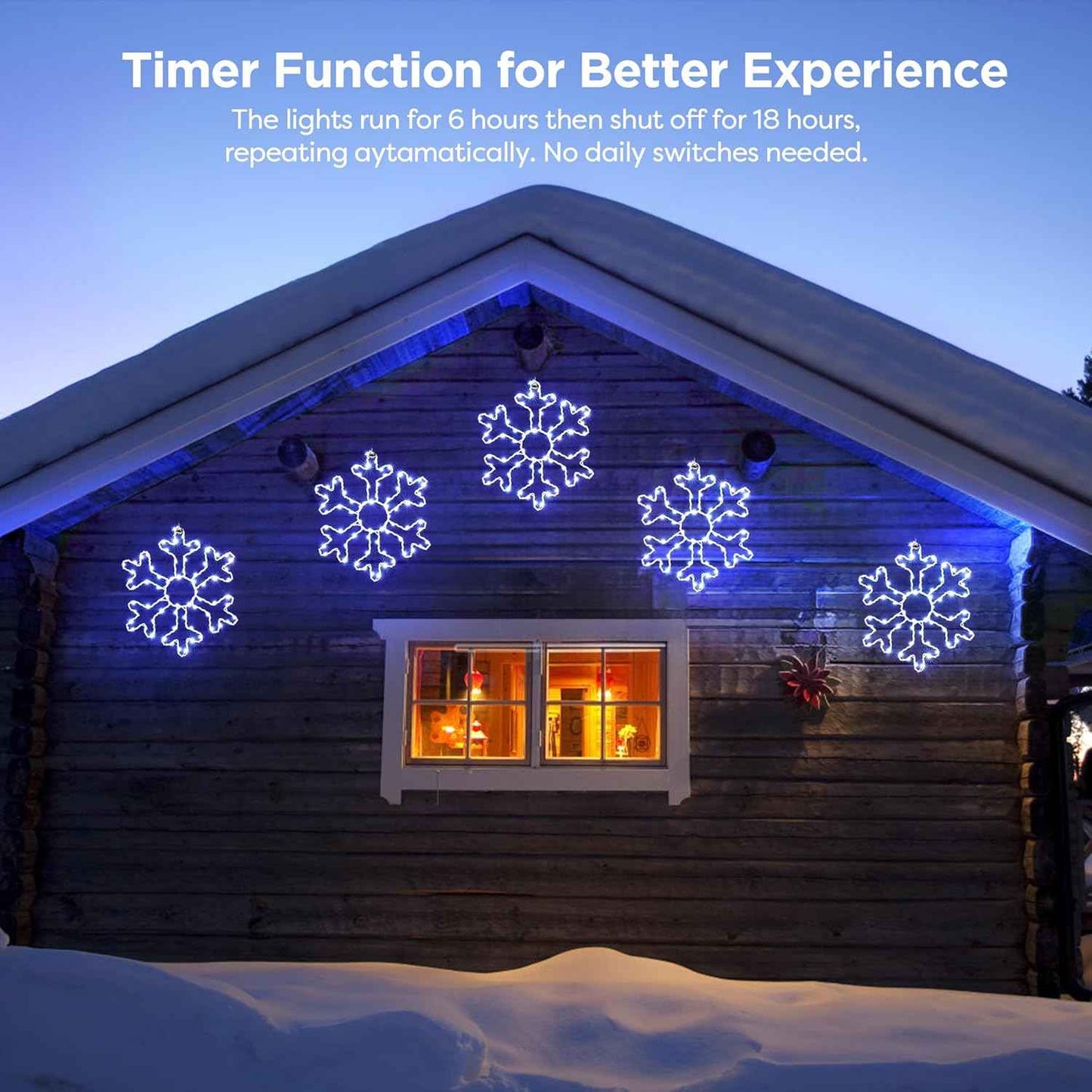 BlcTec Metal Snowflake Wall Lights – Bedroom and Fireplace Mantel Ambiance Upgrade