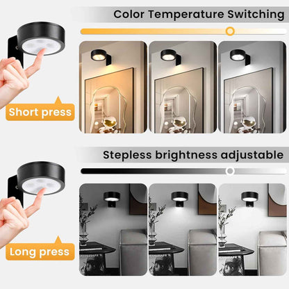 Lumena Picture Light – Home Office Focus Accent, Battery LED with Auto Off Timer for Workspaces