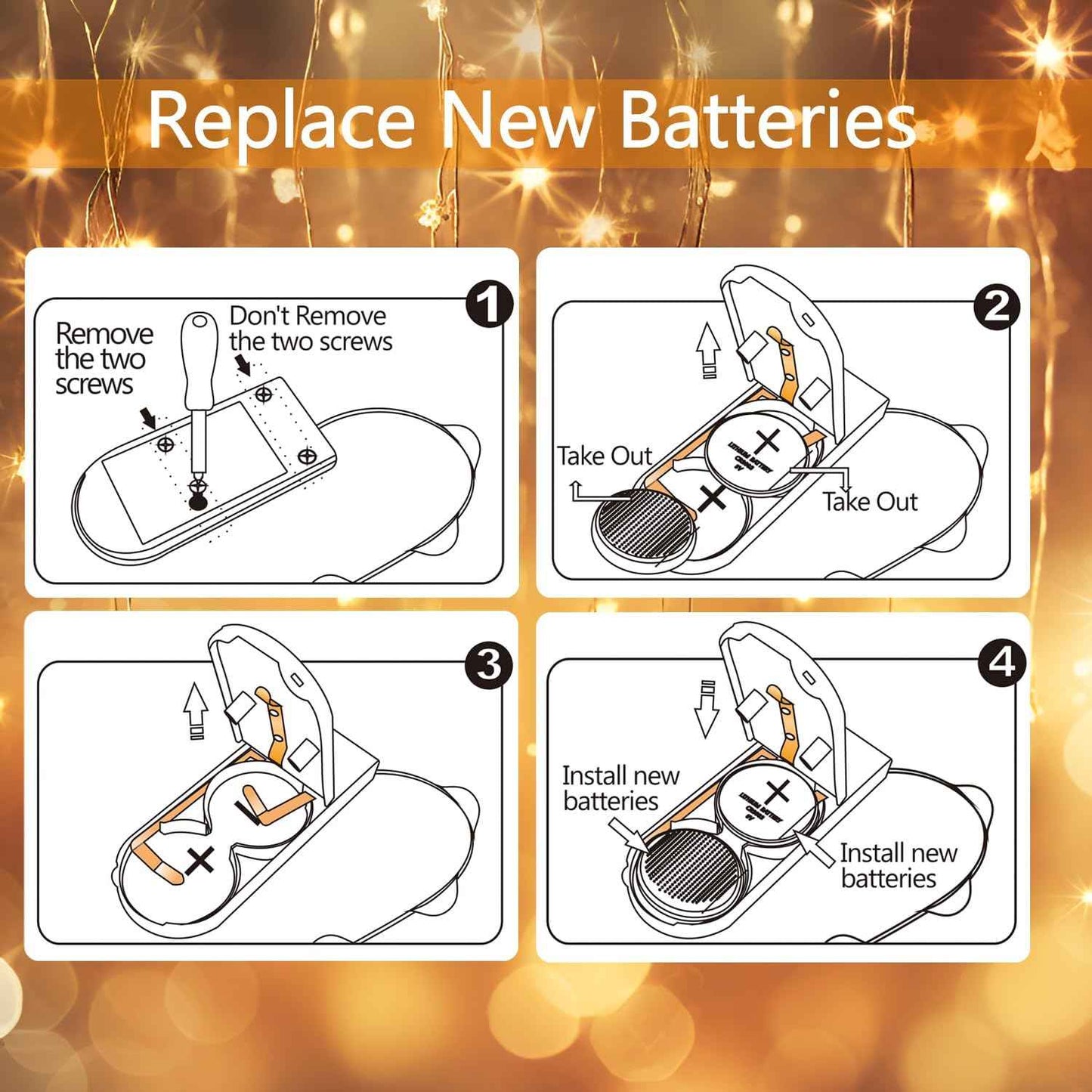 Brightown Silver Wire Fairy Lights – Minimalist Bedroom Decor with Invisible Cord Design