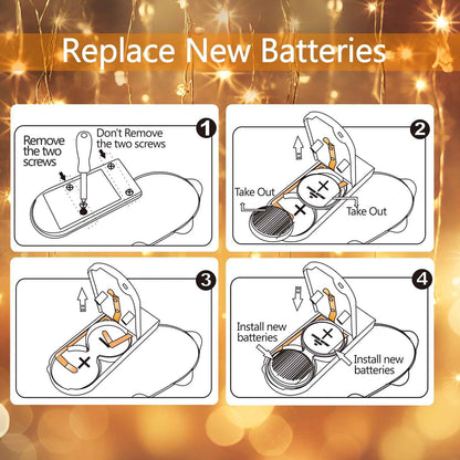 Brightown Silver Wire Fairy Lights – Minimalist Bedroom Decor with Invisible Cord Design