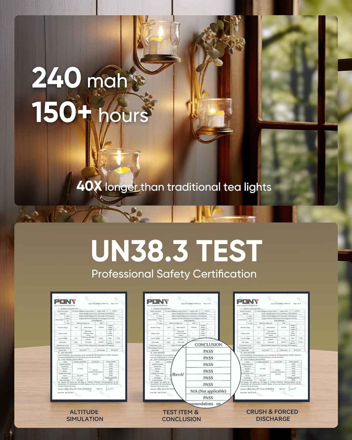 Homemory Flameless Timer Tea Lights – Worry-Free Living Room Ambient Lighting with Auto Shutoff for Family Homes