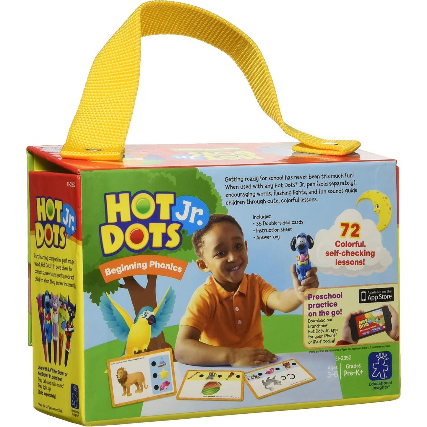 Educational_Insights_Hot_Dots_Jr._Beginning_Phonics_Card_Set_-_Includes_25_Cards_for_Teaching_Phonics_Skills