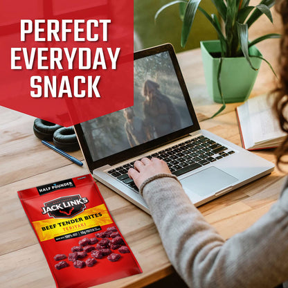 Jack_Link's_Beef_Tender_Bites,_Teriyaki,_½_Pounder_Bag_-_Flavorful_Jerky_Snack_for_Lunches,_10g_of_Protein_and_70_Calories,_Made_with_Premium_Beef_-_No_Added_MSG_or_Nitrates/Nitrites_(Packaging_May_Vary)_Meat