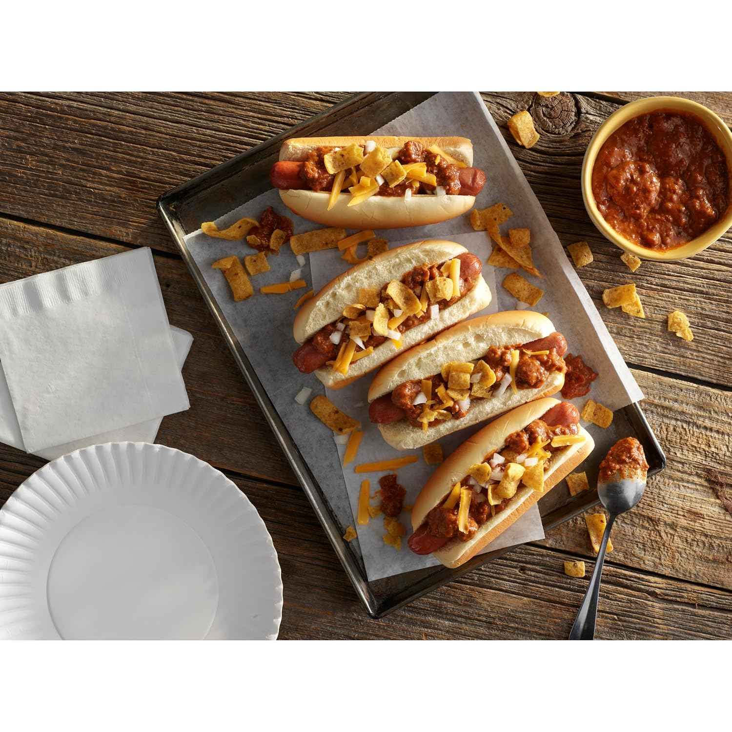 Hormel Chili No Beans – Quick Office Lunch for Busy Workdays, 19 oz Heat-and-Eat Can
