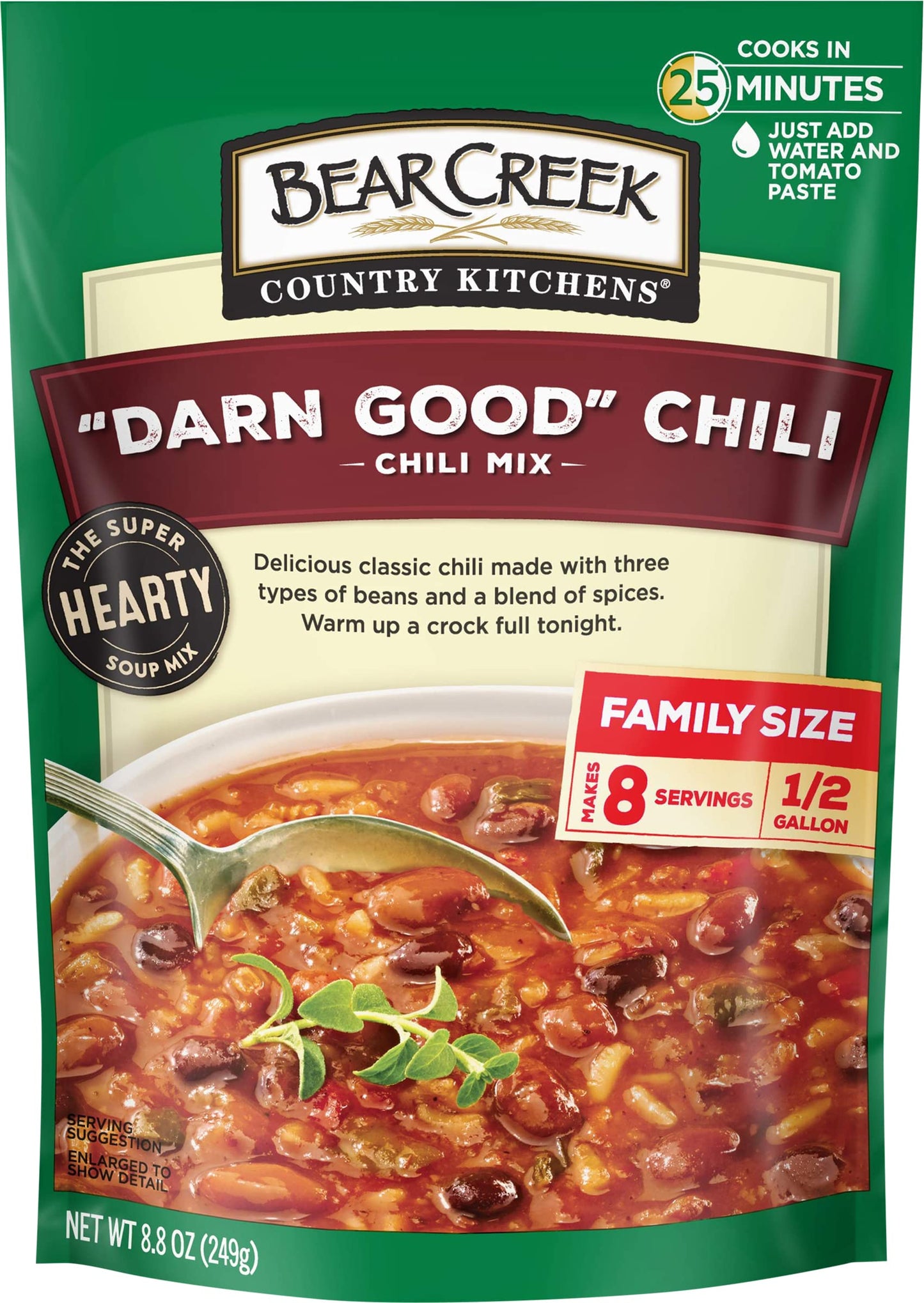 Bear Creek Tortilla Soup Mix – Portable Just-Add-Water Dinner for Emergency Food Storage and Road Trips