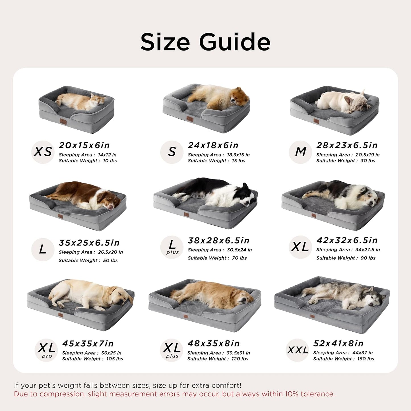 Bedsure Orthopedic Dog Bed – Joint Relief Sleeping Surface for Senior Large Breeds