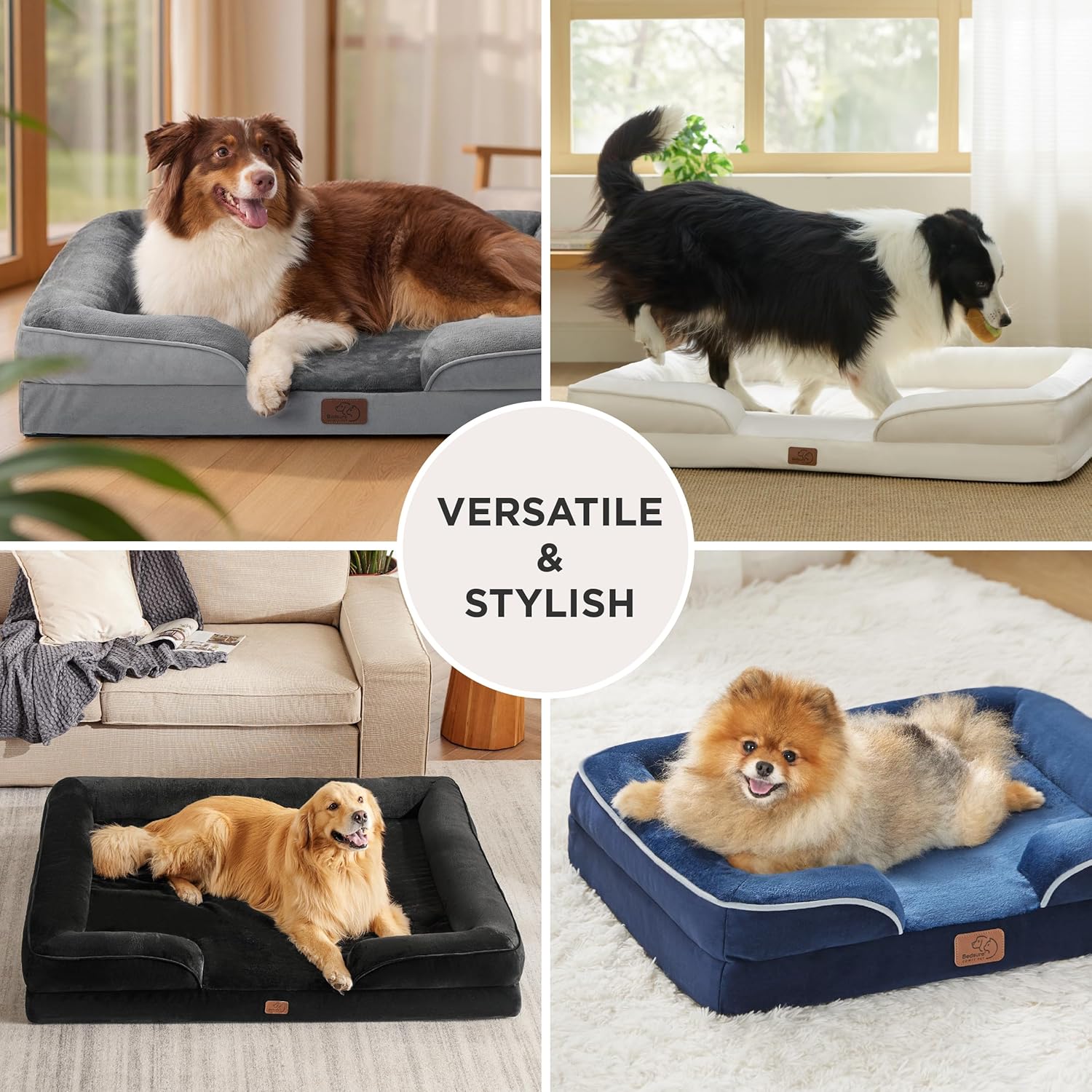 Bedsure Orthopedic Dog Bed – Joint Relief Sleeping Surface for Senior Large Breeds