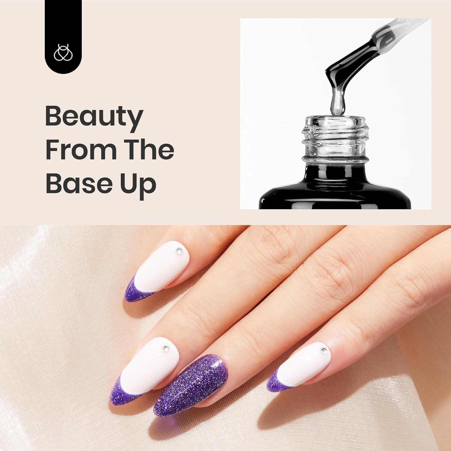 Beetles Peel Off Base Coat for Gel Polish – Thoughtful Gift for Women Who Love Quick Nail Color Changes