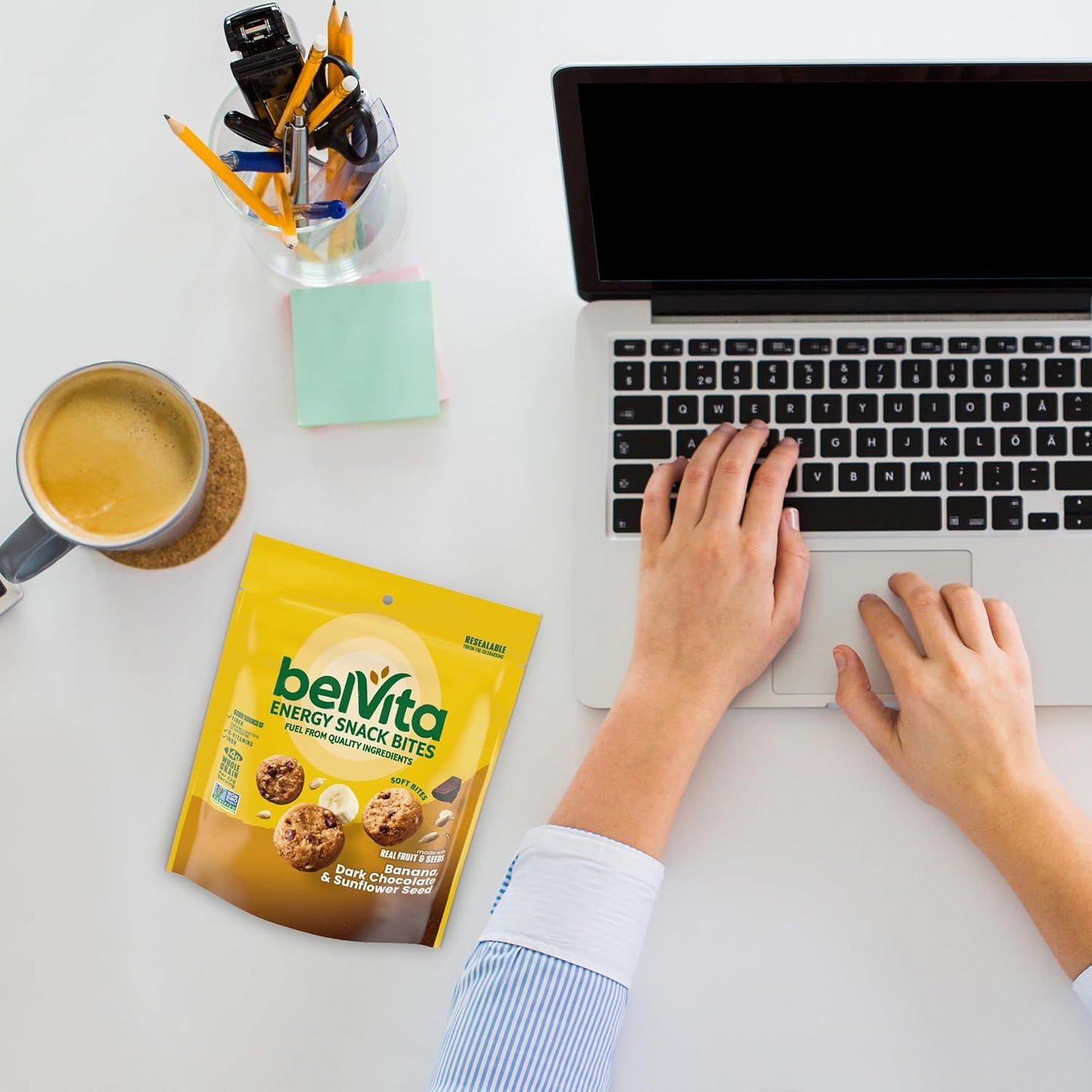 belVita Banana Dark Chocolate Snack Bites – Mindful Midday Refuel with No Artificial Sweeteners, Soft-Baked 5 oz